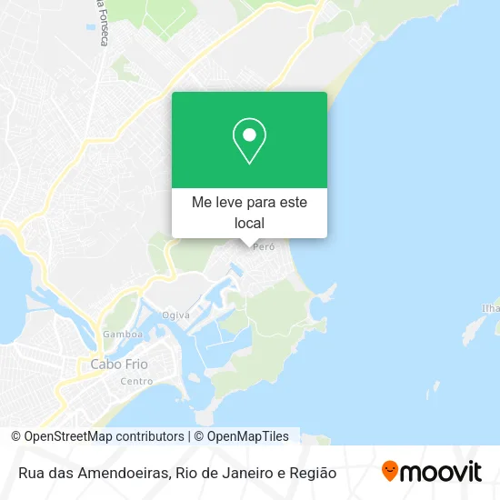 Rua das Amendoeiras mapa