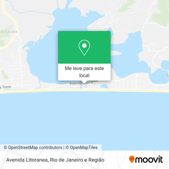 Avenida Litoranea mapa