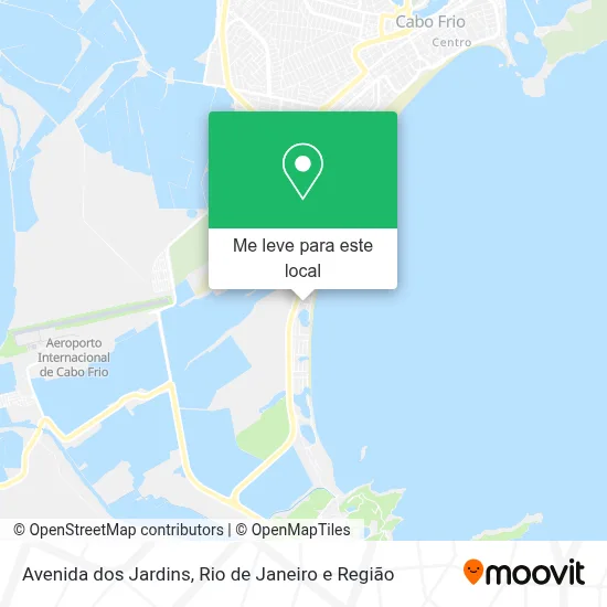 Avenida dos Jardins mapa