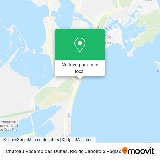 Chateau Recanto das Dunas mapa