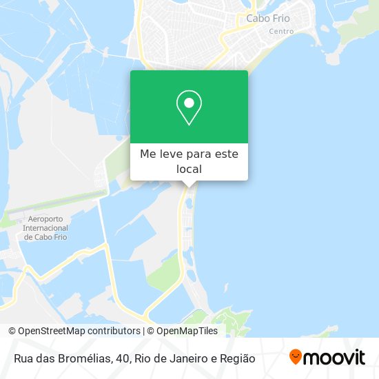 Rua das Bromélias, 40 mapa