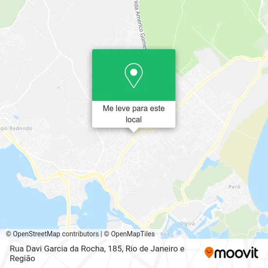 Rua Davi Garcia da Rocha, 185 mapa