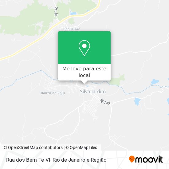 Rua dos Bem-Te-VI mapa