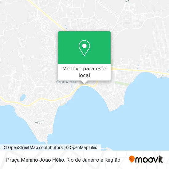 Praça Menino João Hélio mapa