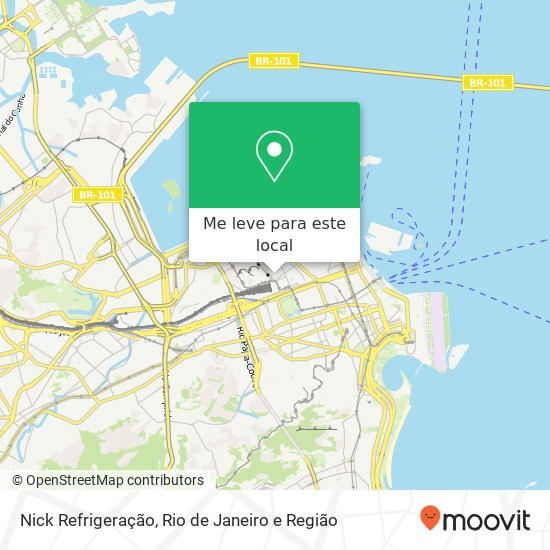 Nick Refrigeração mapa