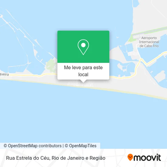 Rua Estrela do Céu mapa