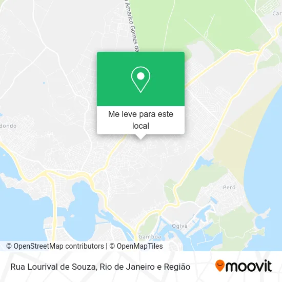 Rua Lourival de Souza mapa