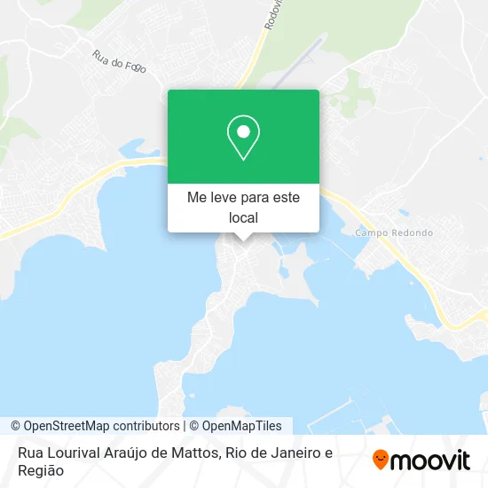 Rua Lourival Araújo de Mattos mapa