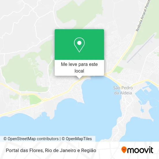 Portal das Flores mapa