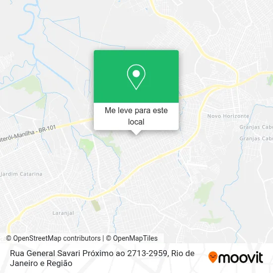 Rua General Savari Próximo ao 2713-2959 mapa