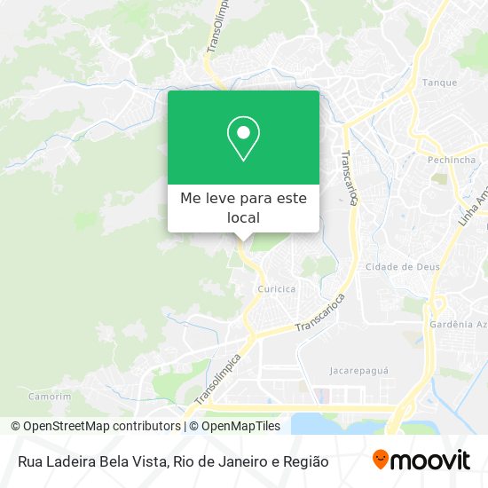 Rua Ladeira Bela Vista mapa