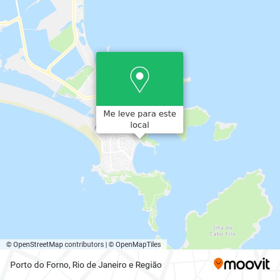 Porto do Forno mapa