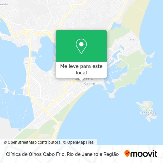 Clínica de Olhos Cabo Frio mapa