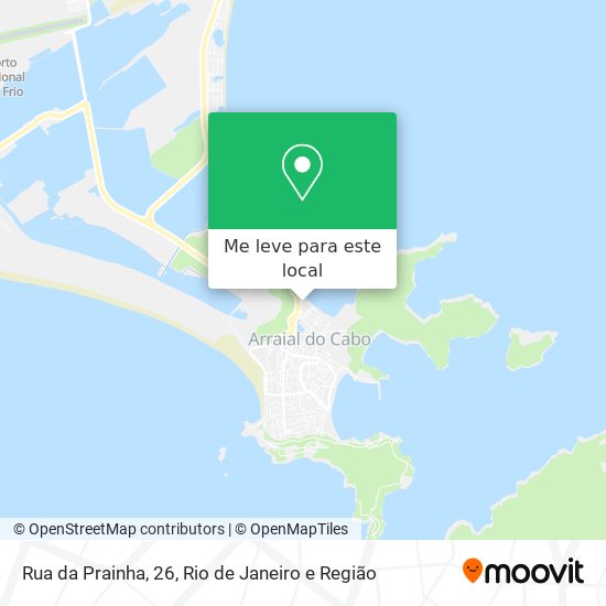 Rua da Prainha, 26 mapa