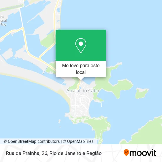 Rua da Prainha, 26 mapa