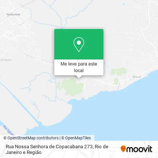 Rua Nossa Senhora de Copacabana 273 mapa