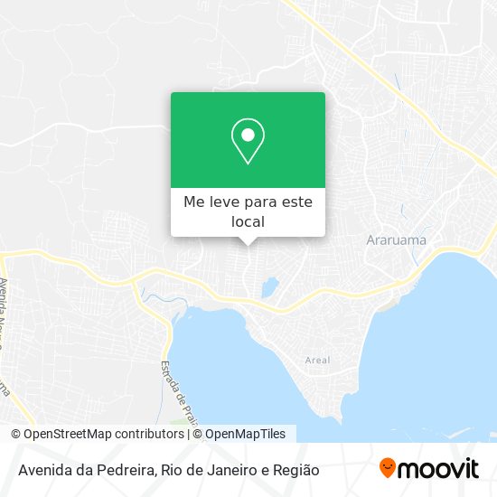 Avenida da Pedreira mapa