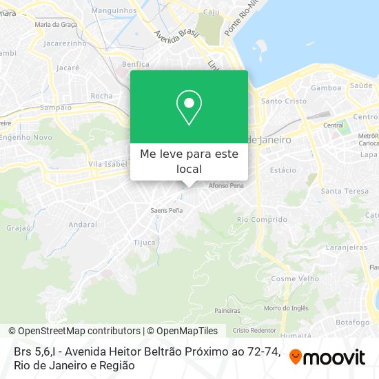 Brs 5,6,I - Avenida Heitor Beltrão Próximo ao 72-74 mapa