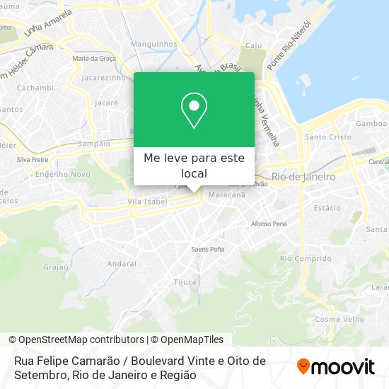 Rua Felipe Camarão / Boulevard Vinte e Oito de Setembro mapa