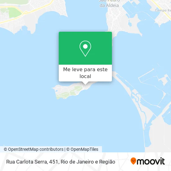 Rua Carlota Serra, 451 mapa