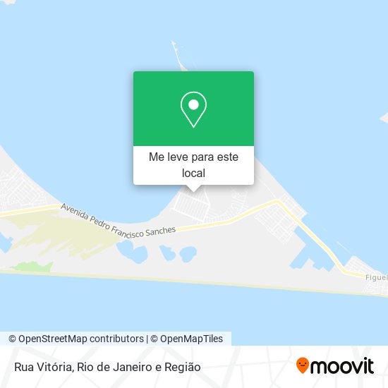 Rua Vitória mapa