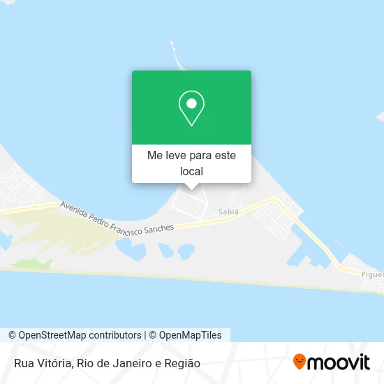 Rua Vitória mapa