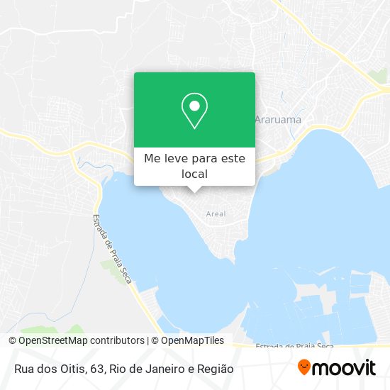 Rua dos Oitis, 63 mapa