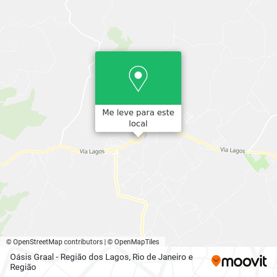 Oásis Graal - Região dos Lagos mapa