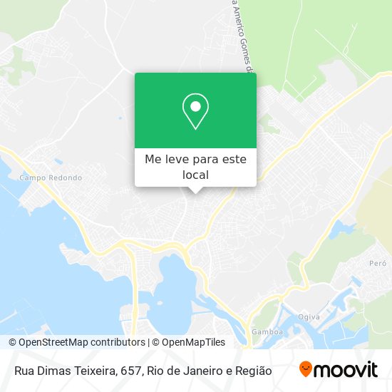 Rua Dimas Teixeira, 657 mapa