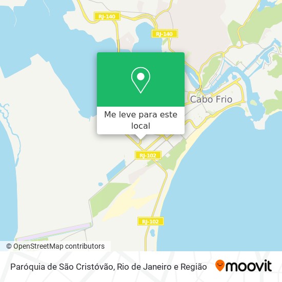 Paróquia de São Cristóvão mapa