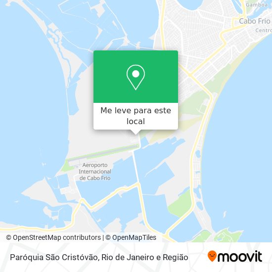 Paróquia São Cristóvão mapa