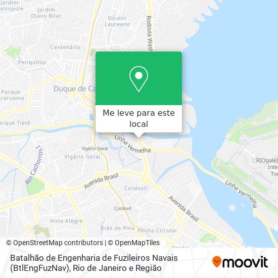 Batalhão de Engenharia de Fuzileiros Navais (BtlEngFuzNav) mapa