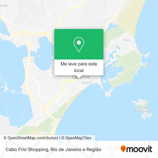 Cabo Frio Shopping mapa