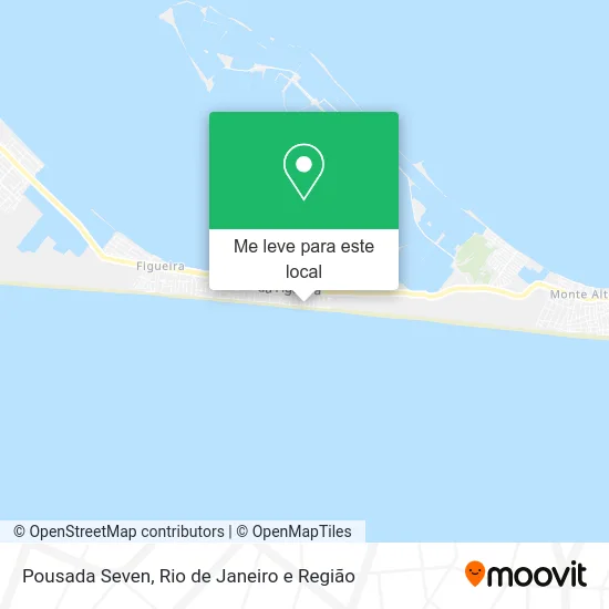 Pousada Seven mapa