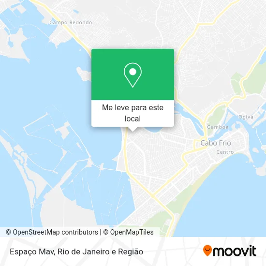 Espaço Mav mapa