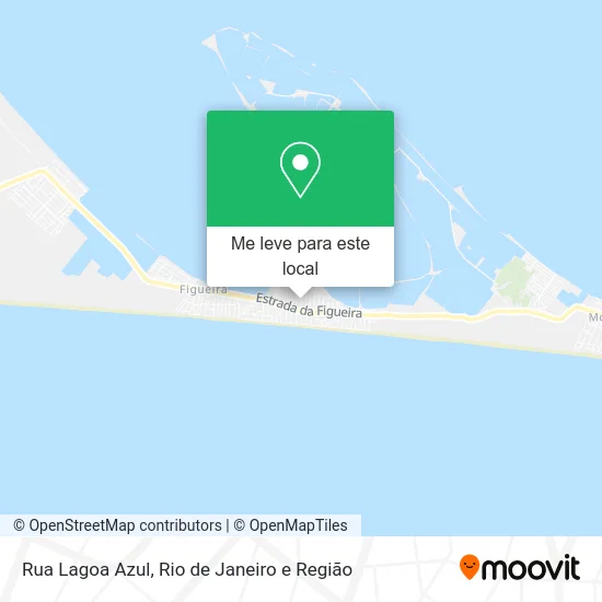 Rua Lagoa Azul mapa