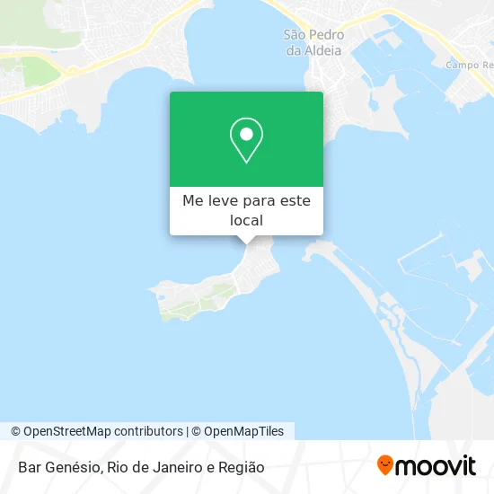 Bar Genésio mapa