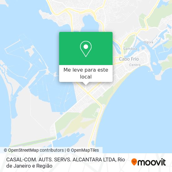 CASAL-COM. AUTS. SERVS. ALCANTARA LTDA mapa