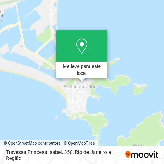 Travessa Princesa Isabel, 350 mapa