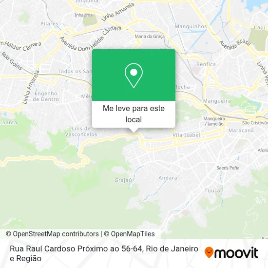 Rua Raul Cardoso Próximo ao 56-64 mapa
