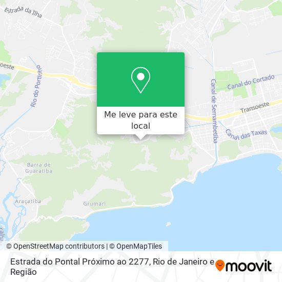 Estrada do Pontal Próximo ao 2277 mapa
