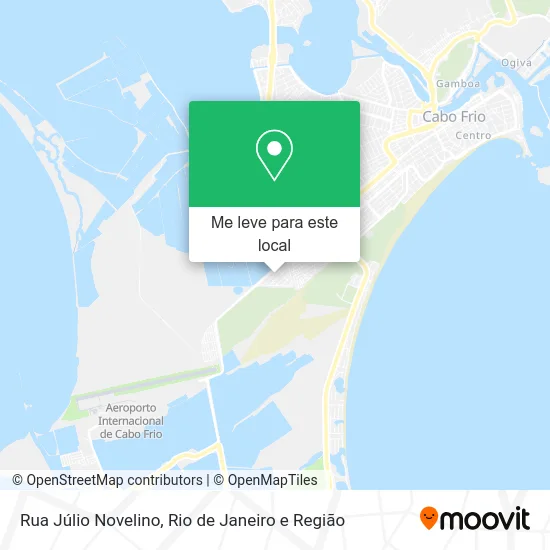 Rua Júlio Novelino mapa