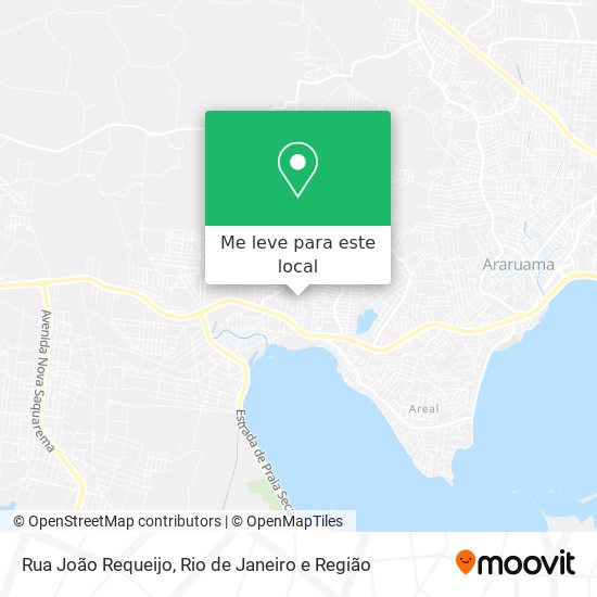 Rua João Requeijo mapa