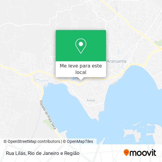Rua Lilás mapa