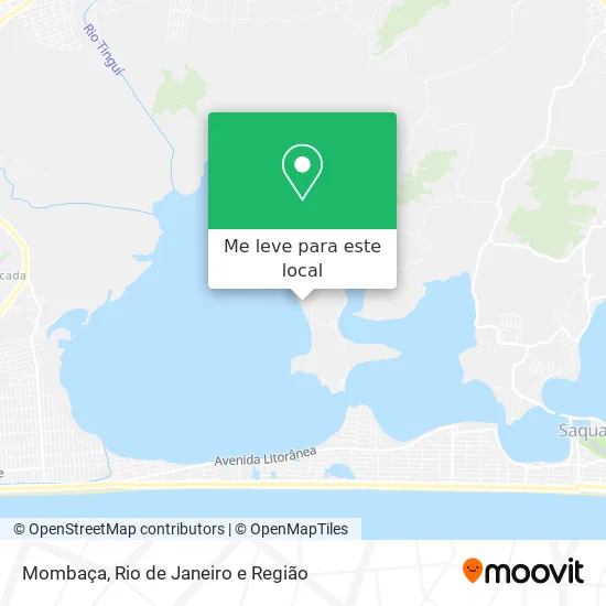 Mombaça mapa