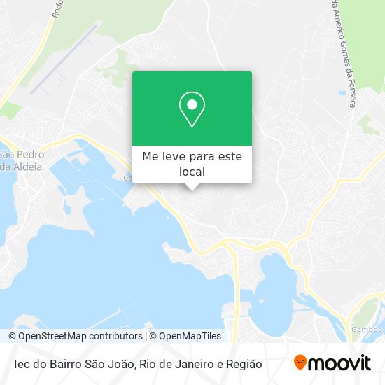 Iec do Bairro São João mapa