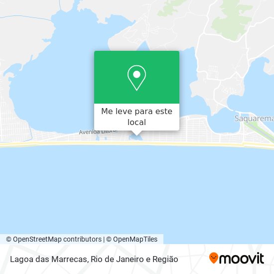 Lagoa das Marrecas mapa