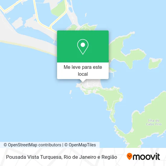 Pousada Vista Turquesa mapa