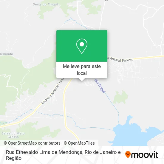 Rua Ethevaldo Lima de Mendonça mapa
