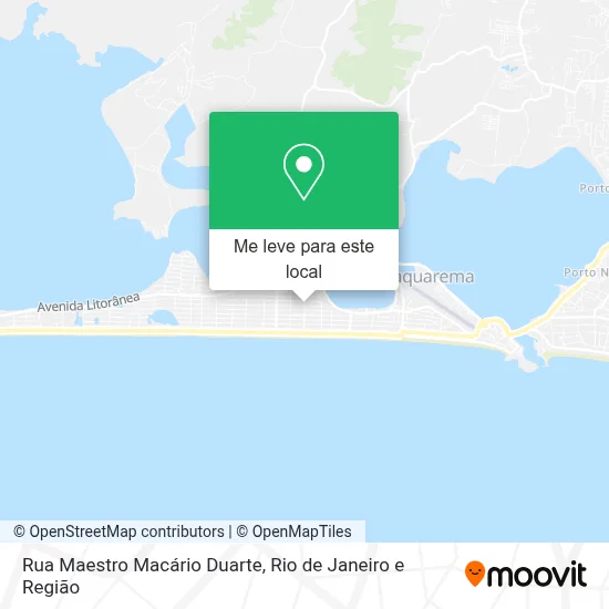 Rua Maestro Macário Duarte mapa